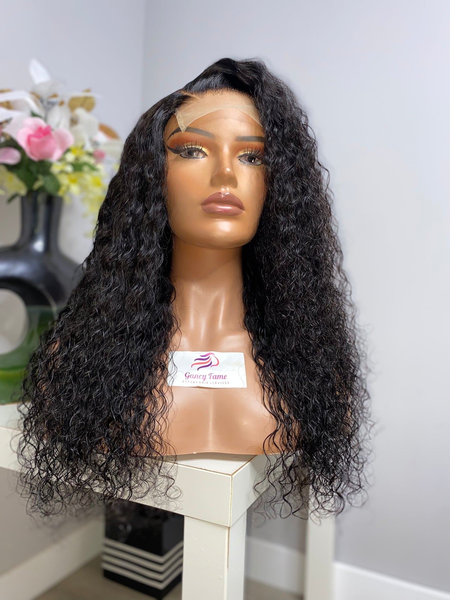 20" Deep Wave Glueless Wig