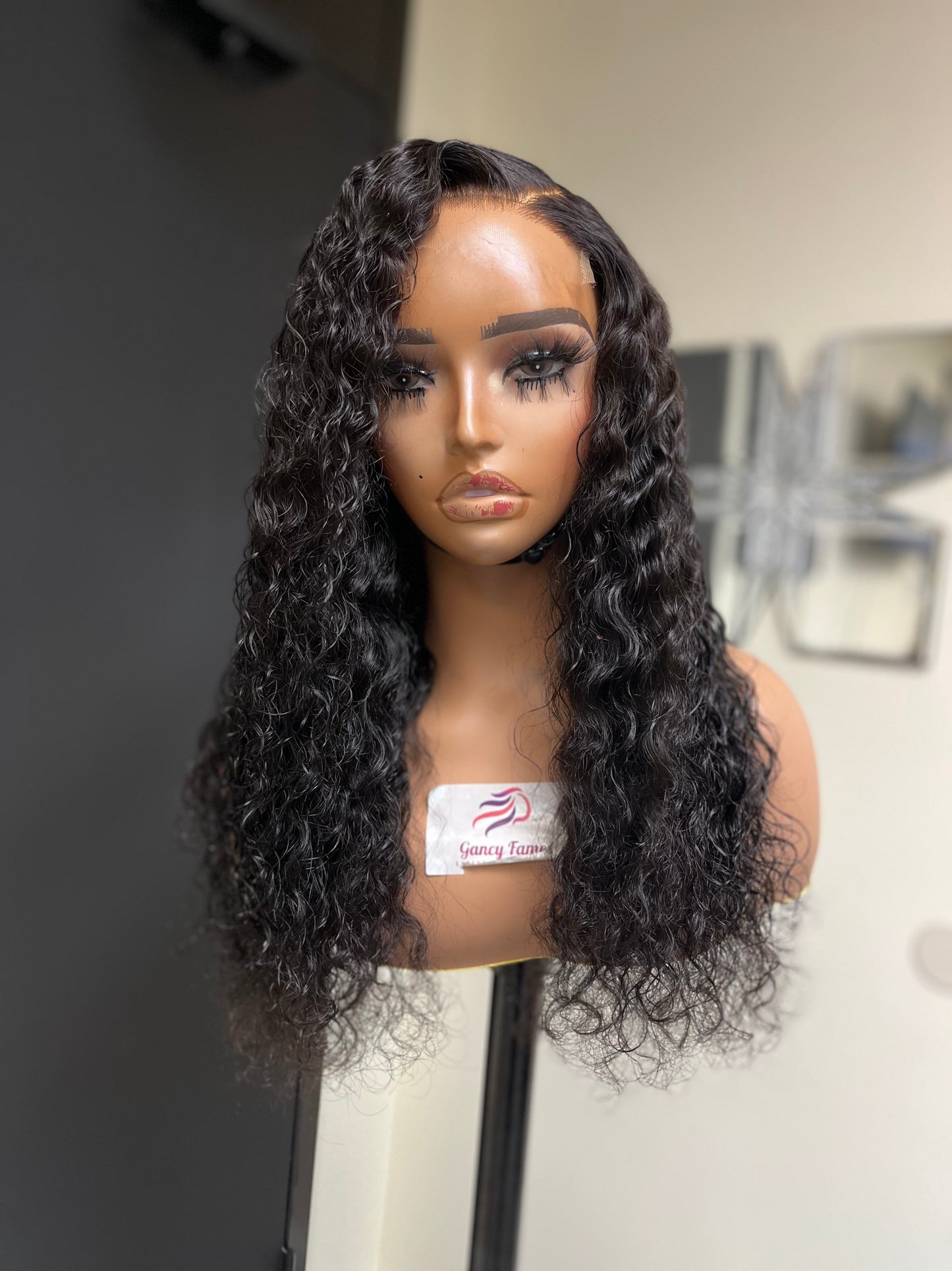16" Deep Wave Glueless Wig