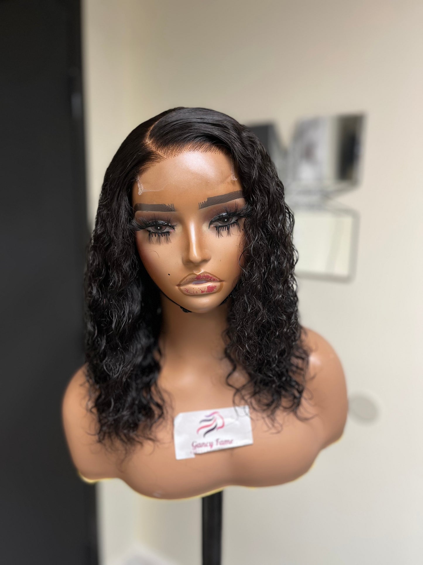 Bob Deep/Water Wave Glue-less Wig