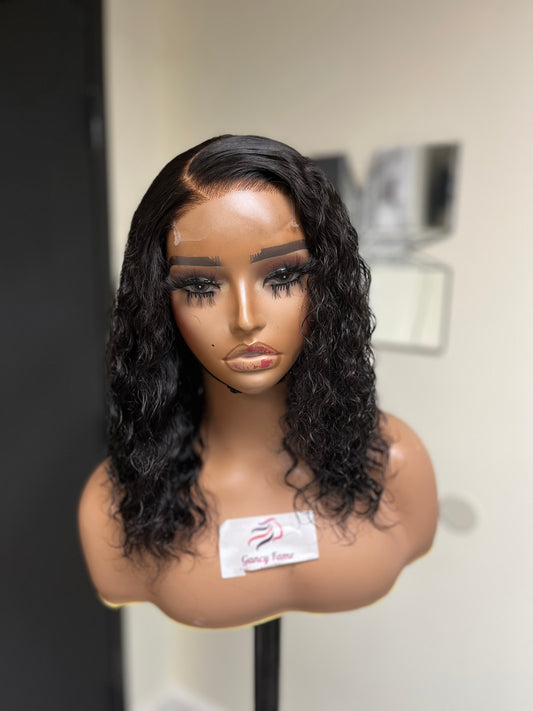 Bob Deep/Water Wave Glue-less Wig