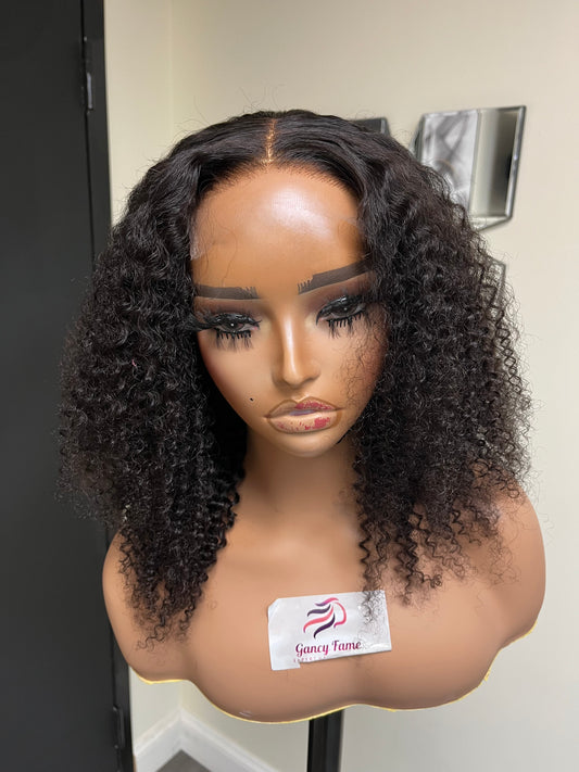 Kinky Curly Glueless Bob Wig
