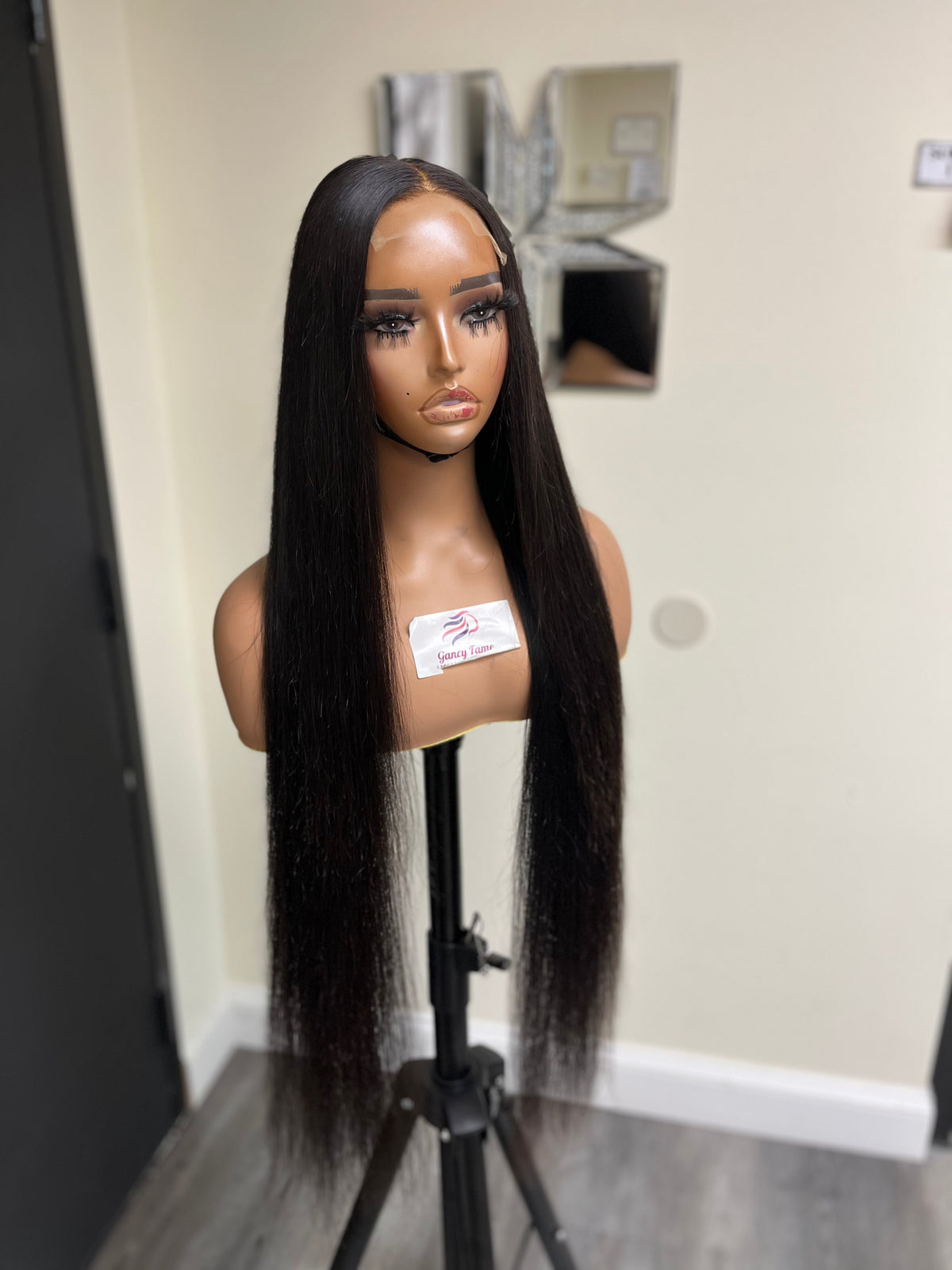 Buss Down Glueless Bone Straight Wig - 30 Inches