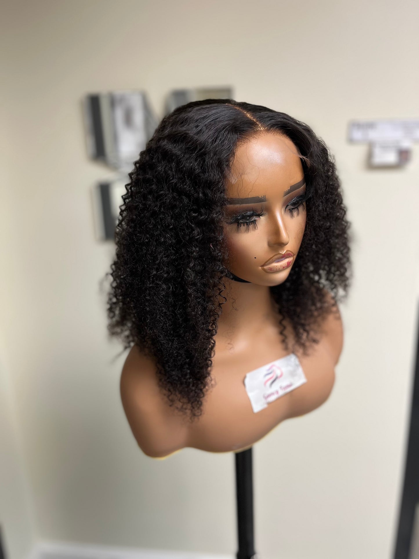 Kinky Curly Glueless Bob Wig