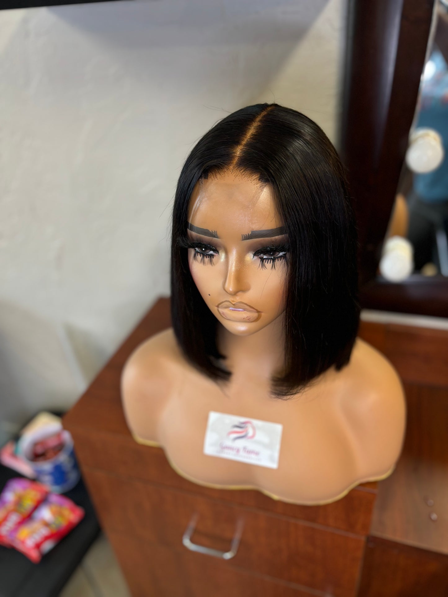 HD Lace Glueless Bob Wig 12"
