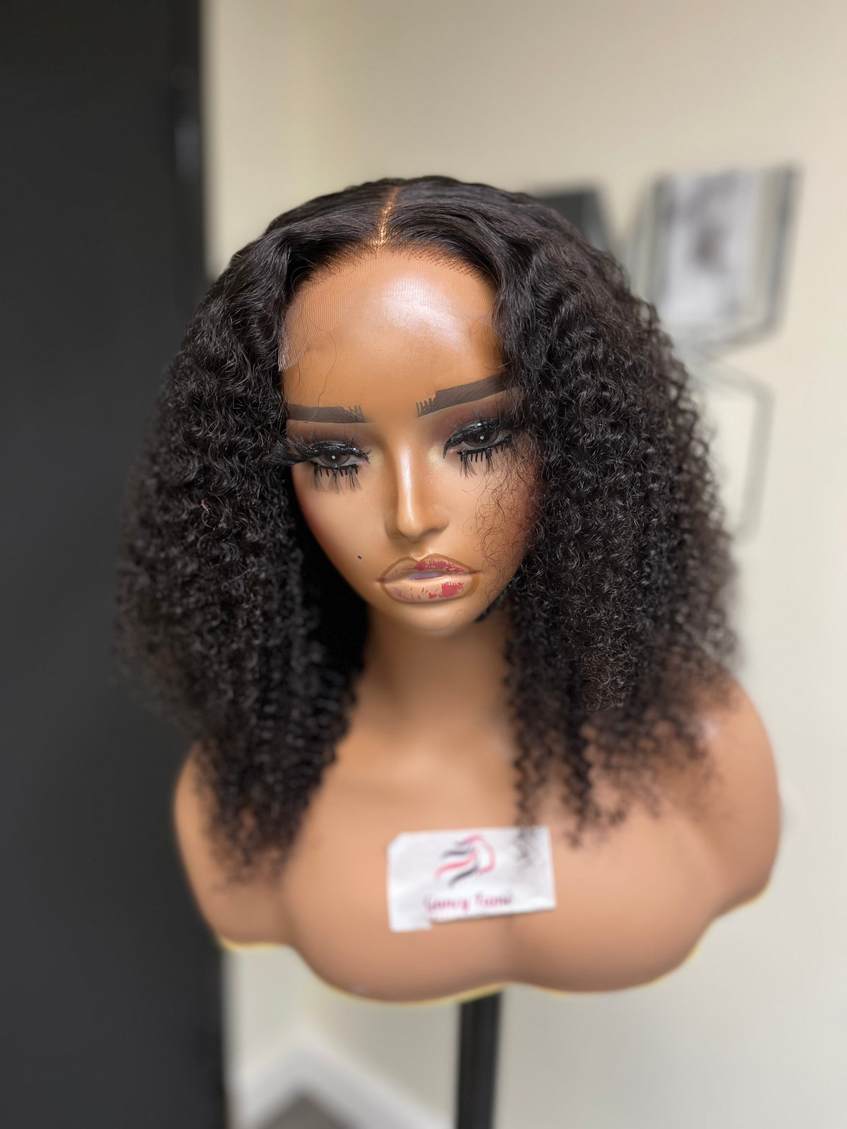 Kinky Curly Glueless Bob Wig