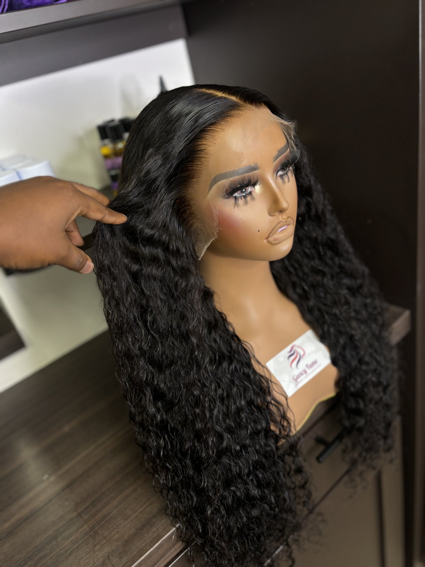 Zie - Deep Wave Lace Front Wig