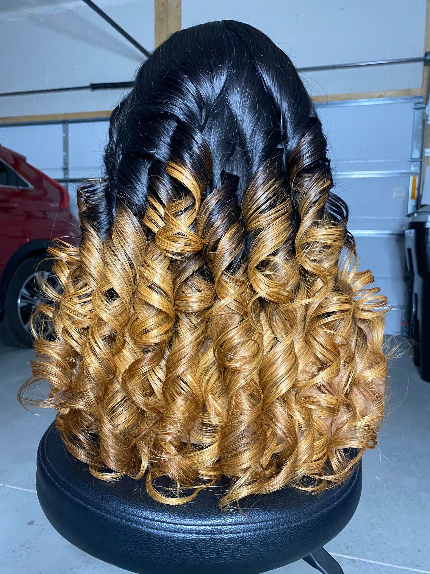 Highlight Hair Body Wave Lace Front Human Hair Wigs Ombre Color Wig