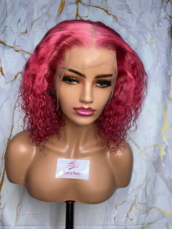 Strawberry Curly Wig 12"