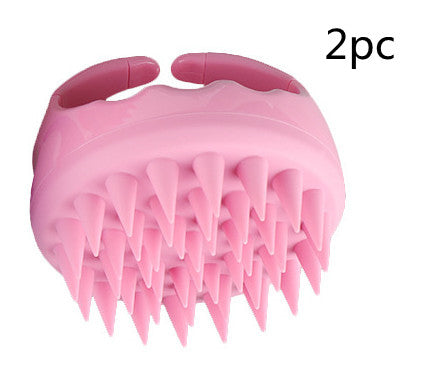 Silicone Shampoo Brush Scalp Massage Comb